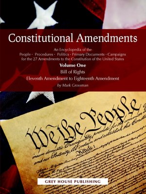 cover image of Constitutional Amendments